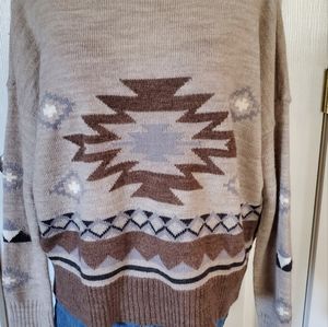 Karen Kane Aztec style sweater M